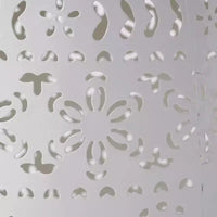 Table d'appoint en metal d'extérieur et d'interieur avec design ajoure en dentelle, table d'appoint tonneau pour patio, jardin et salon, sans montage requis - Panipeachy
