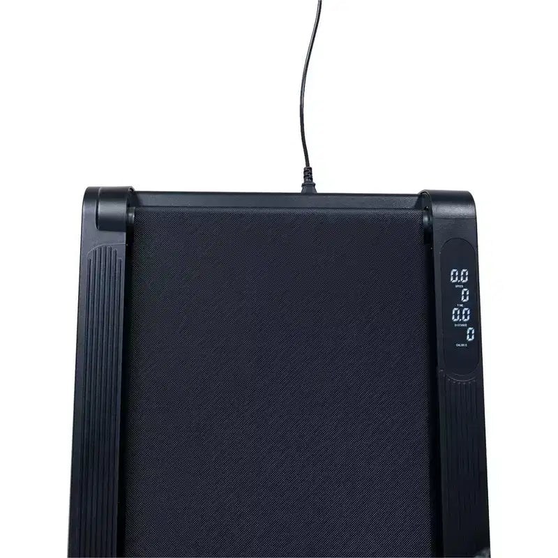 Tapis de course compact à 7 inclinaisons, tapis de marche sous le bureau avec moteur de 2,55 CV, capacité de 100 kg, écran LED, support vertical, gain de place pour un usage à domicile ou au bureau