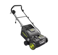 Scarificateur et aérateur électrique Sun Joe AJ808E reconditionné | Avec sac de ramassage | 38 cm | 15 A (Remis à neuf)