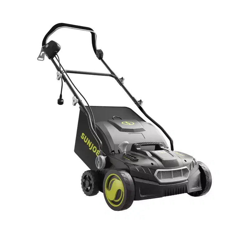 Scarificateur et aérateur électrique Sun Joe AJ808E reconditionné | Avec sac de ramassage | 38 cm | 15 A (Remis à neuf)