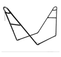 Support de hamac reglable robuste - cadre en acier portable 9-14 pi pour 2 personnes (noir, capacite 550 lb) - pour patio, balcon et arrière-cour