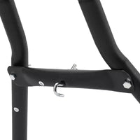 Support de hamac reglable robuste - cadre en acier portable 9-14 pi pour 2 personnes (noir, capacite 550 lb) - pour patio, balcon et arrière-cour
