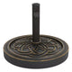 Heavy Duty Round Patio Umbrella Base, 26.5 lb Resin Stand, Adjustable Pole Adapter for 1.5-2.1  Fits 7.5-11FT Market Umbrellas