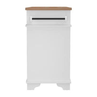 Îlot de cuisine autoportant Walker Edison 48, blanc