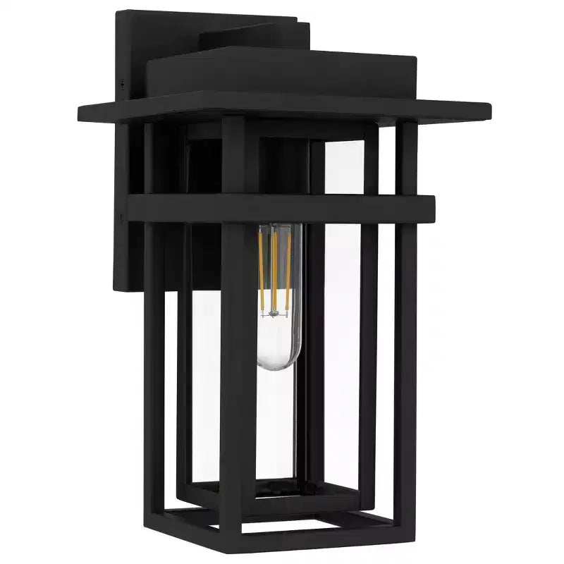 Morgan Lanterne murale d'extérieur 1 lumière, noir terre