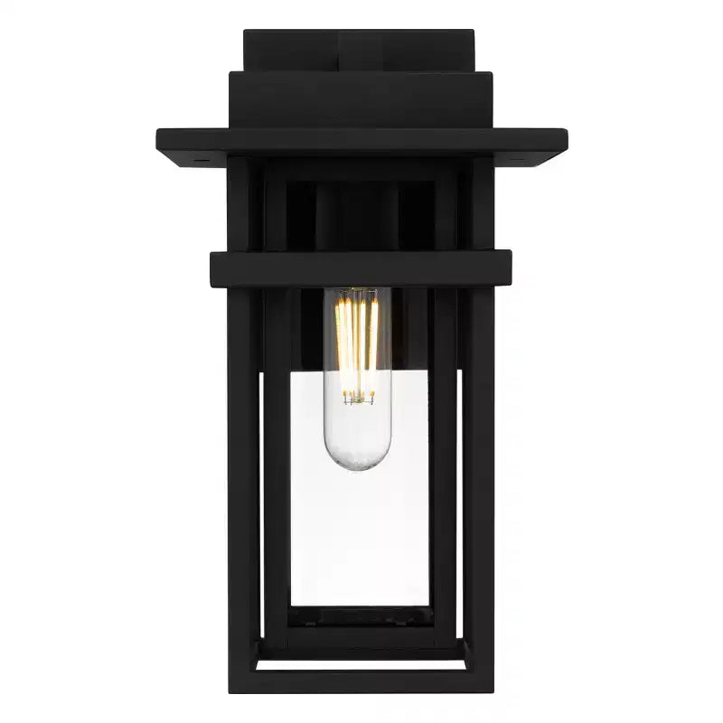 Morgan Lanterne murale d'extérieur 1 lumière, noir terre