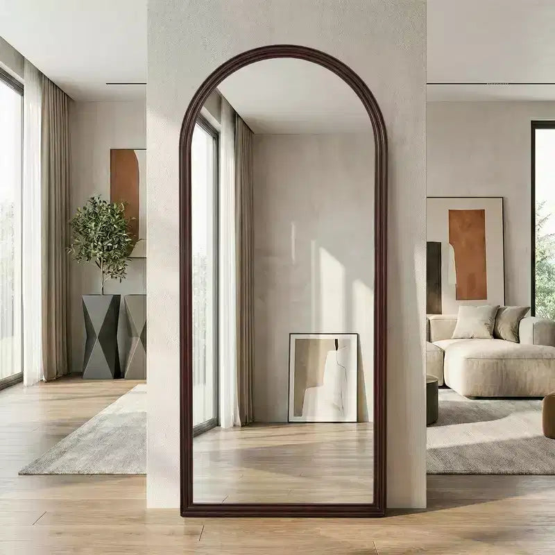 Dovelina miroir pleine longueur arche 71H x 31W miroir décoratif à poser miroir mural moderne de salle de bain pour salon salle à manger entrée chambre
