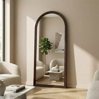 Dovelina miroir pleine longueur arche 71H x 31W miroir décoratif à poser miroir mural moderne de salle de bain pour salon salle à manger entrée chambre
