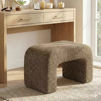 29 banc rembourré moderne, siège d'appoint doux et rembourré pour petits espaces, repose-pieds ou tabouret de coiffeuse, assise moderne pour salon-Panipeachy