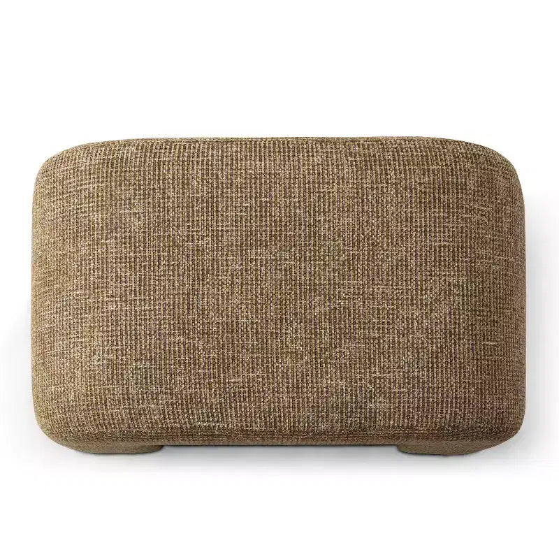 Banc rembourré moderne 29, assise d'appoint moelleuse pour petits espaces, repose-pieds ou tabouret de coiffeuse, assise moderne pour salon - Panipeachy