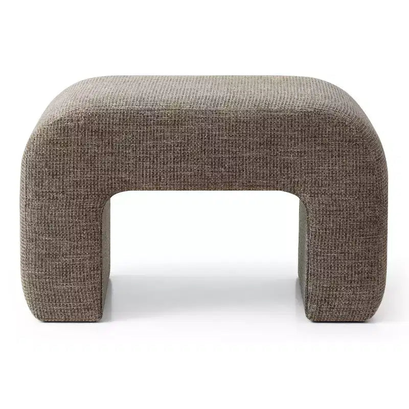 Banc rembourré moderne 29, assise d'appoint moelleuse pour petits espaces, repose-pieds ou tabouret de coiffeuse, assise moderne pour salon - Panipeachy