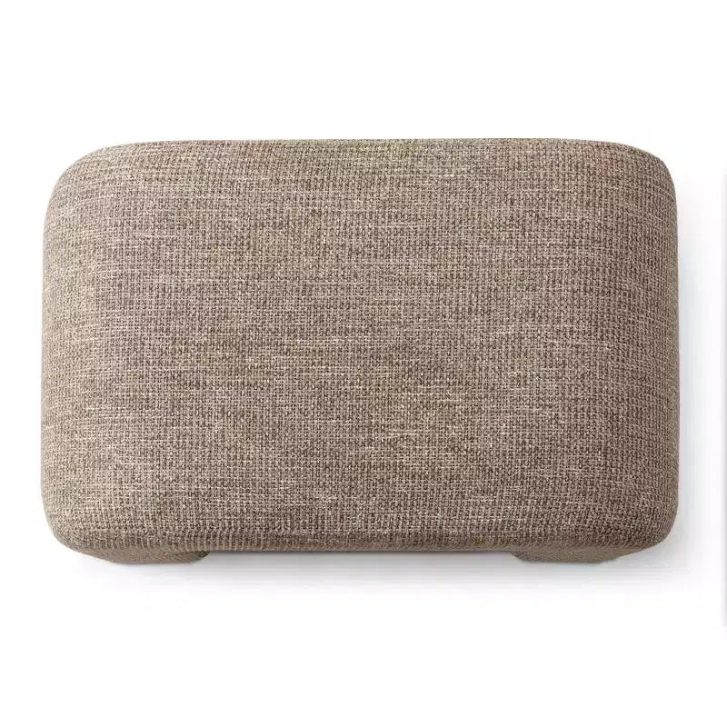 Banc rembourré moderne 29, assise d'appoint moelleuse pour petits espaces, repose-pieds ou tabouret de coiffeuse, assise moderne pour salon - Panipeachy