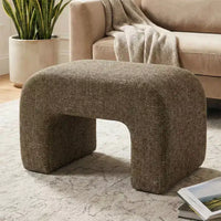 29 banc rembourré moderne, siège d'appoint doux et rembourré pour petits espaces, repose-pieds ou tabouret de coiffeuse, assise moderne pour salon-Panipeachy
