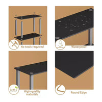 HOMLUX étagère de rangement polyvalente à 4 niveaux, bibliothèque ouverte à cadre durable pour la maison