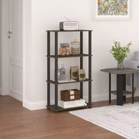 HOMLUX étagère de rangement polyvalente à 4 niveaux, bibliothèque ouverte à cadre durable pour la maison