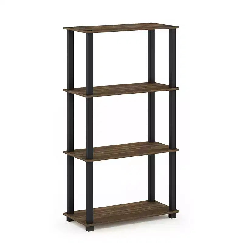 HOMLUX étagère de rangement polyvalente à 4 niveaux, bibliothèque ouverte à cadre durable pour la maison