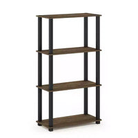 HOMLUX étagère de rangement polyvalente à 4 niveaux, bibliothèque ouverte à cadre durable pour la maison