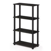 HOMLUX étagère de rangement polyvalente à 4 niveaux, bibliothèque ouverte à cadre durable pour la maison