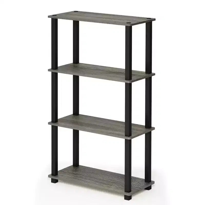 HOMLUX étagère de rangement polyvalente à 4 niveaux, bibliothèque ouverte à cadre durable pour la maison