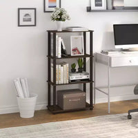 HOMLUX étagère de rangement polyvalente à 4 niveaux, bibliothèque ouverte à cadre durable pour la maison
