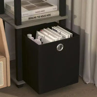 Étagère de rangement polyvalente à 5 niveaux HOMLUX avec bac en tissu, organisation à plusieurs niveaux