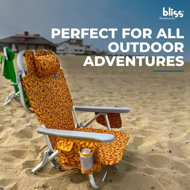 Chaise longue pliante Bliss Hammocks avec glacière détachable