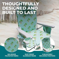 Chaise longue pliante Bliss Hammocks avec glacière détachable