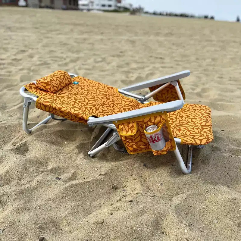 Chaise longue pliante Bliss Hammocks avec glacière détachable