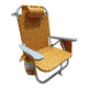 Bliss Hammocks Folding Beach Chair Recliner with Detachable Cooler