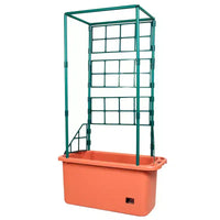 Hydrofarm GCTR Système de plantation de tomates 10 Gal et tour treillis 4' sur roulettes