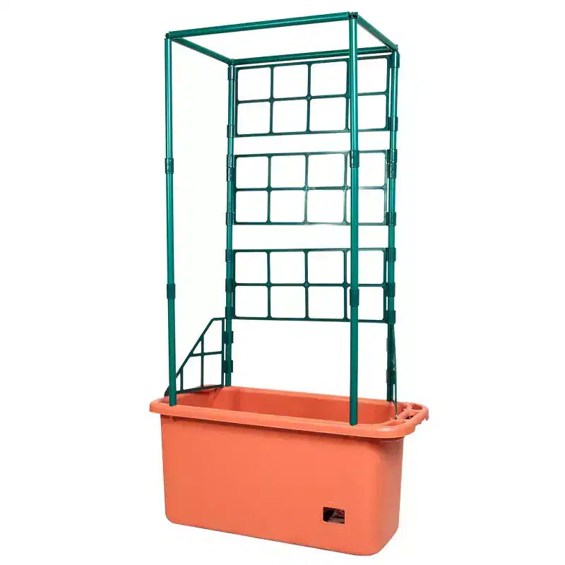 Hydrofarm GCTR Système de plantation de tomates 10 Gal et tour treillis 4' sur roulettes