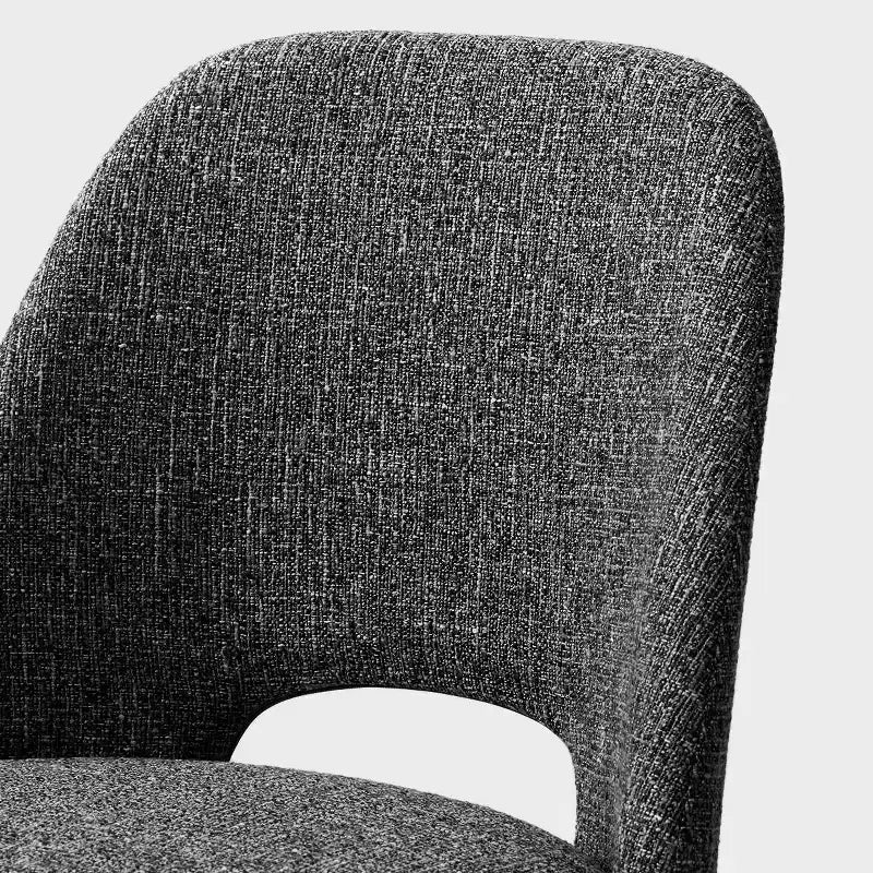 Lot de 4 chaises de salle à manger rembourrées modernes, chaises de salle à manger sans accoudoirs à pieds métalliques noirs, chaises confortables de cuisine et salle à manger-Panipeachy