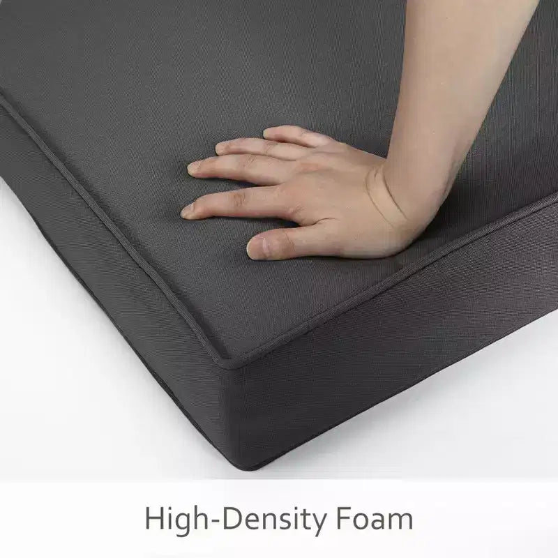 Coussins de chaise d'extérieur epais impermeables lot de 2, coussins d'assise en mousse Oxford 600D avec attaches