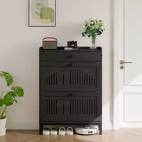 Meuble à chaussures moderne en bois, étagère réglable, design moderne autoportant, pour couloir, salon