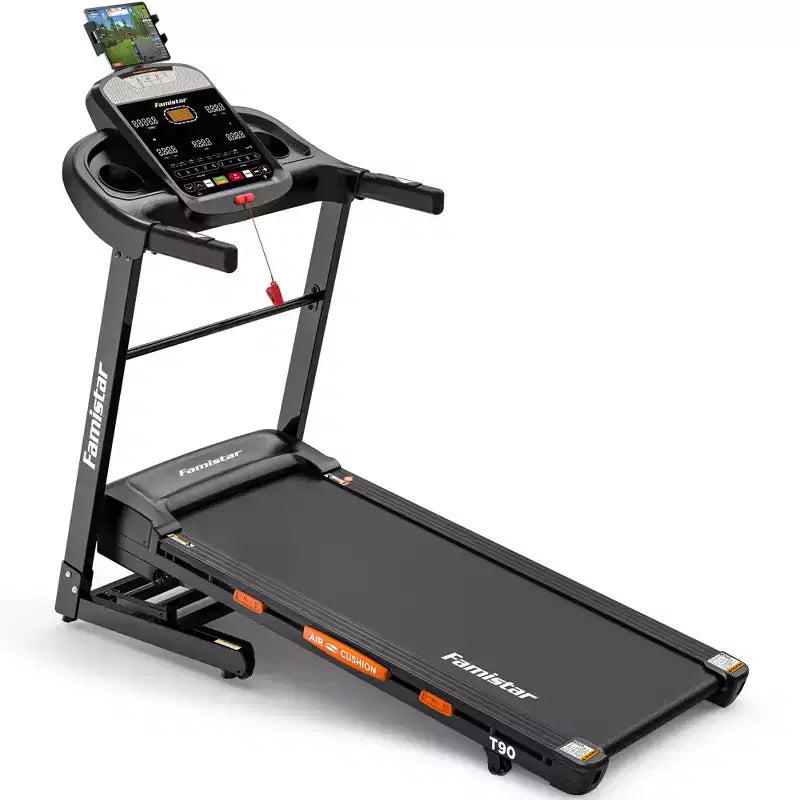 Tapis de course à domicile avec moteur sans balai 5.0HP, capacité de 180 kg, inclinaison automatique 0-20% et connectivité via application