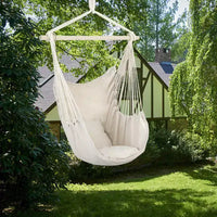 Karl Home Chaise hamac suspendue une personne en beige