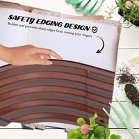 Kit de jardin surélevé galvanisé, jardinière métallique avec bordure de sécurité