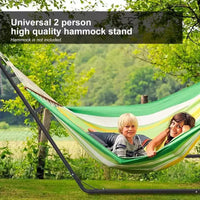 Support de hamac, capacité de 250 kg, conception portable réglable, pour intérieur extérieur jardin camping, (Support uniquement)