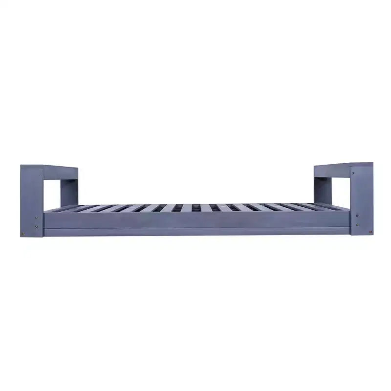 Lit-balancelle de terrasse une place avec cadre en bois d'acacia et cordes en chanvre pour jardin et arrière-cour