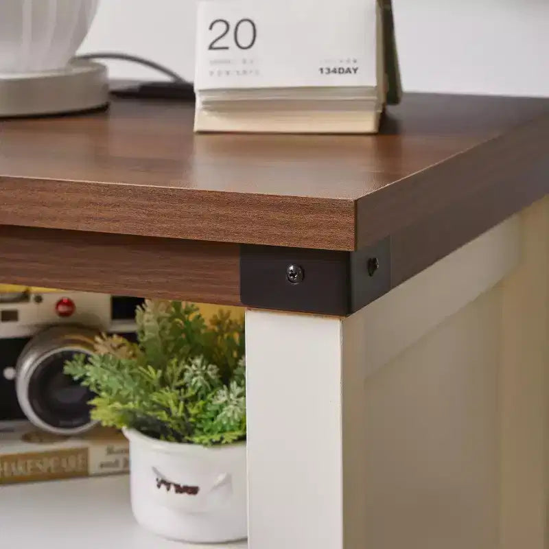 Homy Casa table de chevet à 2 tiroirs, table d'appoint moderne avec station de recharge et veilleuse LED, blanc