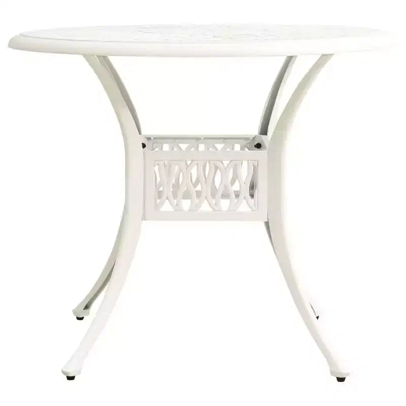 vidaXL Ensemble de bistro en aluminium moulé avec tabourets pivotants standard