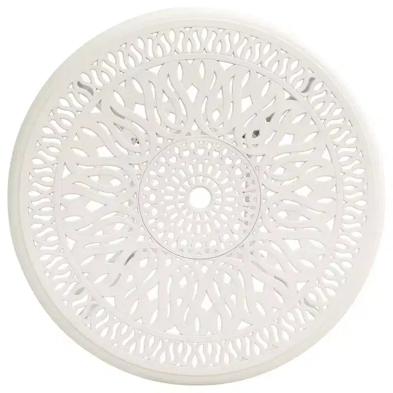 vidaXL Ensemble de bistro en aluminium moulé avec tabourets pivotants standard