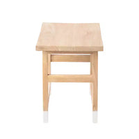 JONATHAN Y Finesse 18.3 Tabouret d'appoint classique et décontracté en bois de mindi massif fabriqué à la main avec pieds inclinés