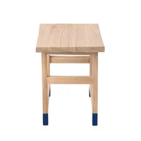 JONATHAN Y Finesse 18.3 Tabouret d'appoint classique et décontracté en bois de mindi massif fabriqué à la main avec pieds inclinés