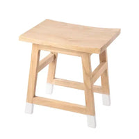 JONATHAN Y Finesse 18.3 Tabouret d'appoint classique et décontracté en bois de mindi massif fabriqué à la main avec pieds inclinés