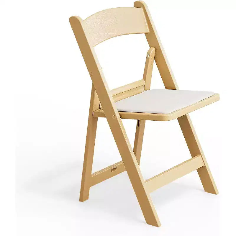 VINGLI Chaises pliantes en résine avec coussin, chaise pliante en plastique avec sièges rembourrés confortables, parfaites pour les événements en intérieur et en extérieur
