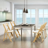 VINGLI Chaises pliantes en résine avec coussin, chaise pliante en plastique avec sièges rembourrés confortables, parfaites pour les événements en intérieur et en extérieur