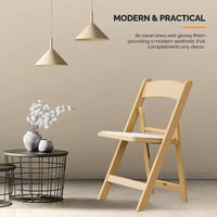 VINGLI Chaises pliantes en résine avec coussin, chaise pliante en plastique avec sièges rembourrés confortables, parfaites pour les événements en intérieur et en extérieur