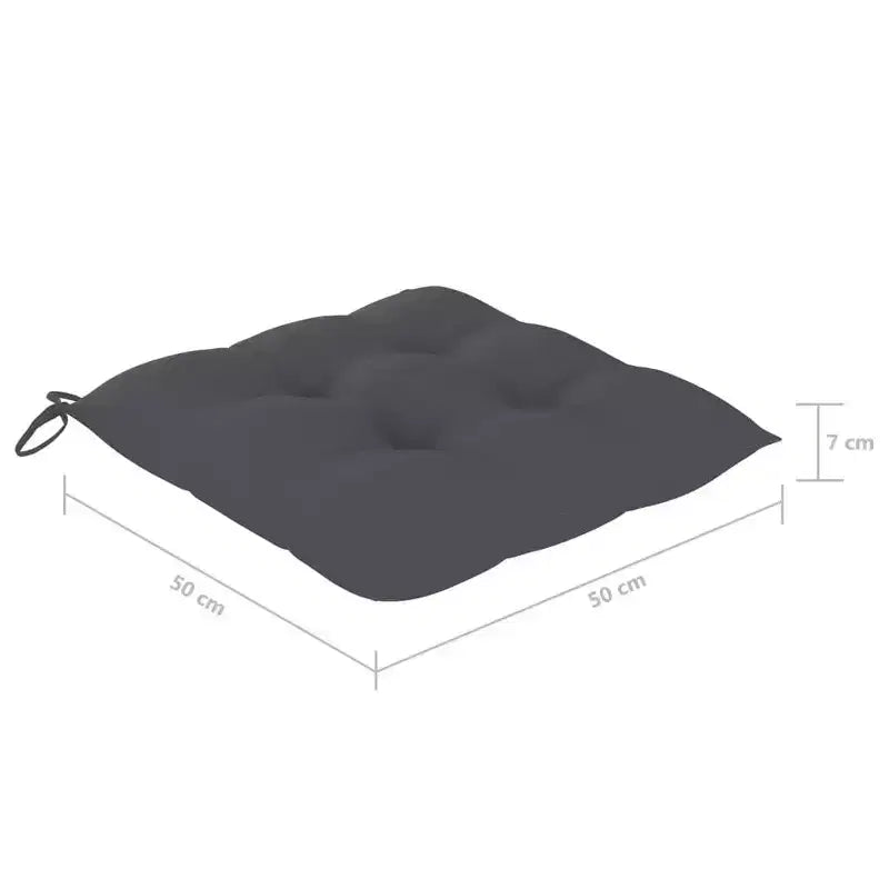 vidaXL Chaise de jardin avec table à thé