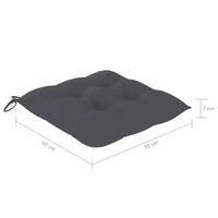 vidaXL Chaise de jardin avec table à thé